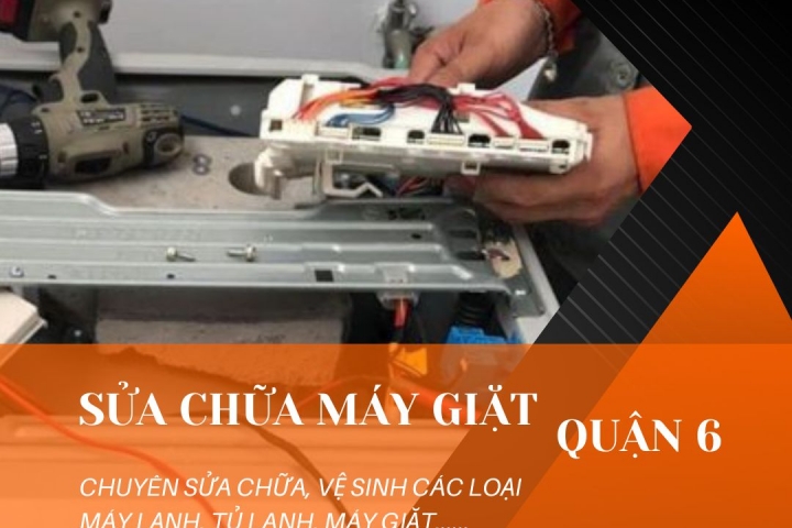 Dịch Vụ Sửa Chữa Máy Giặt Tại Nhà Quận 6 giá tốt