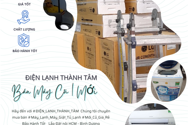 Chuyên Thu Mua – Thanh Lý Máy Lạnh Cũ Giá Cao Tại Các quận HCM 