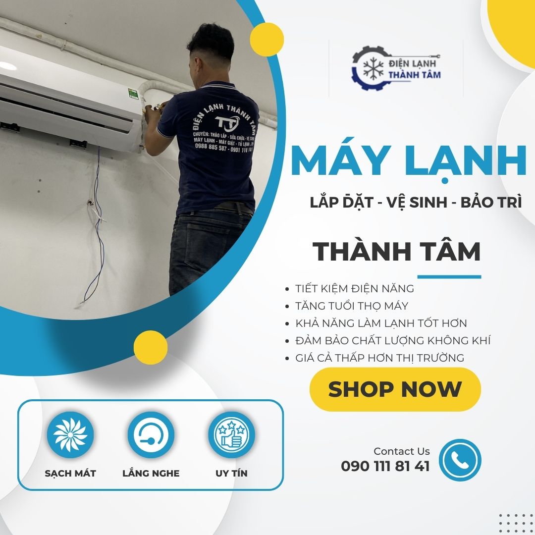 Dịch Vụ Tháo Lắp - Lắp Đặt Máy Lạnh Nhanh Chóng - Uy Tín Tại TPHCM