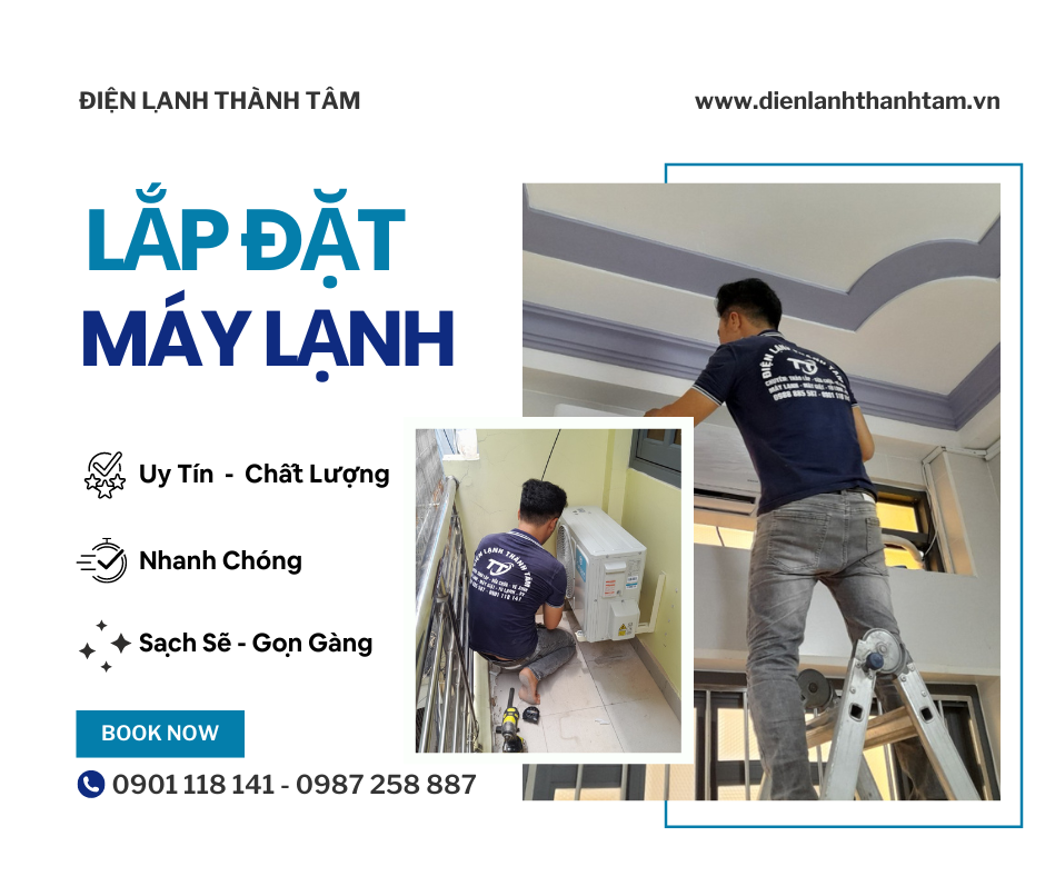 Dịch Vụ Lắp Đặt Máy Lạnh Chuyên Nghiệp Tại Quận 4 Tp.Hồ Chí Minh